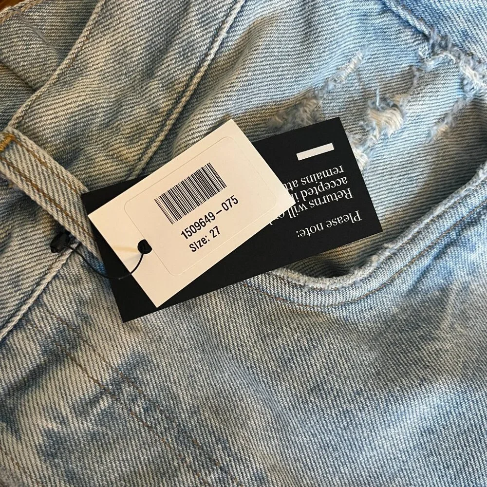 Citizens of Humanity Horseshoe Distressed High-rise Tapered Jeans, 27 - Picture 6 of 6